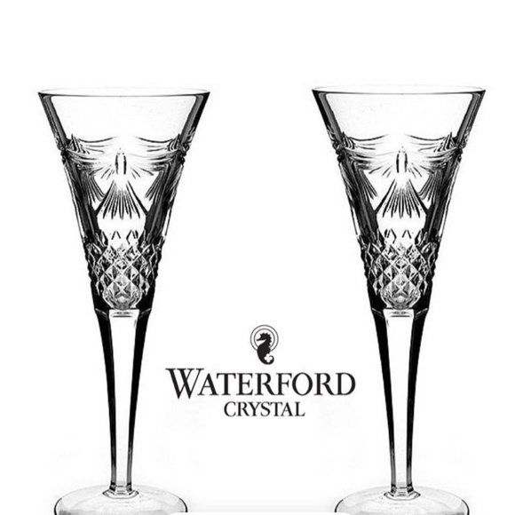 Waterford Dining Waterford Millennium Champagne Flutes Pattern Is